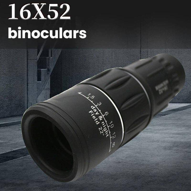 Monoculaire 16x52 pour Smartphone avec Prisme BAK4 et Support Téléphone YONIS-1