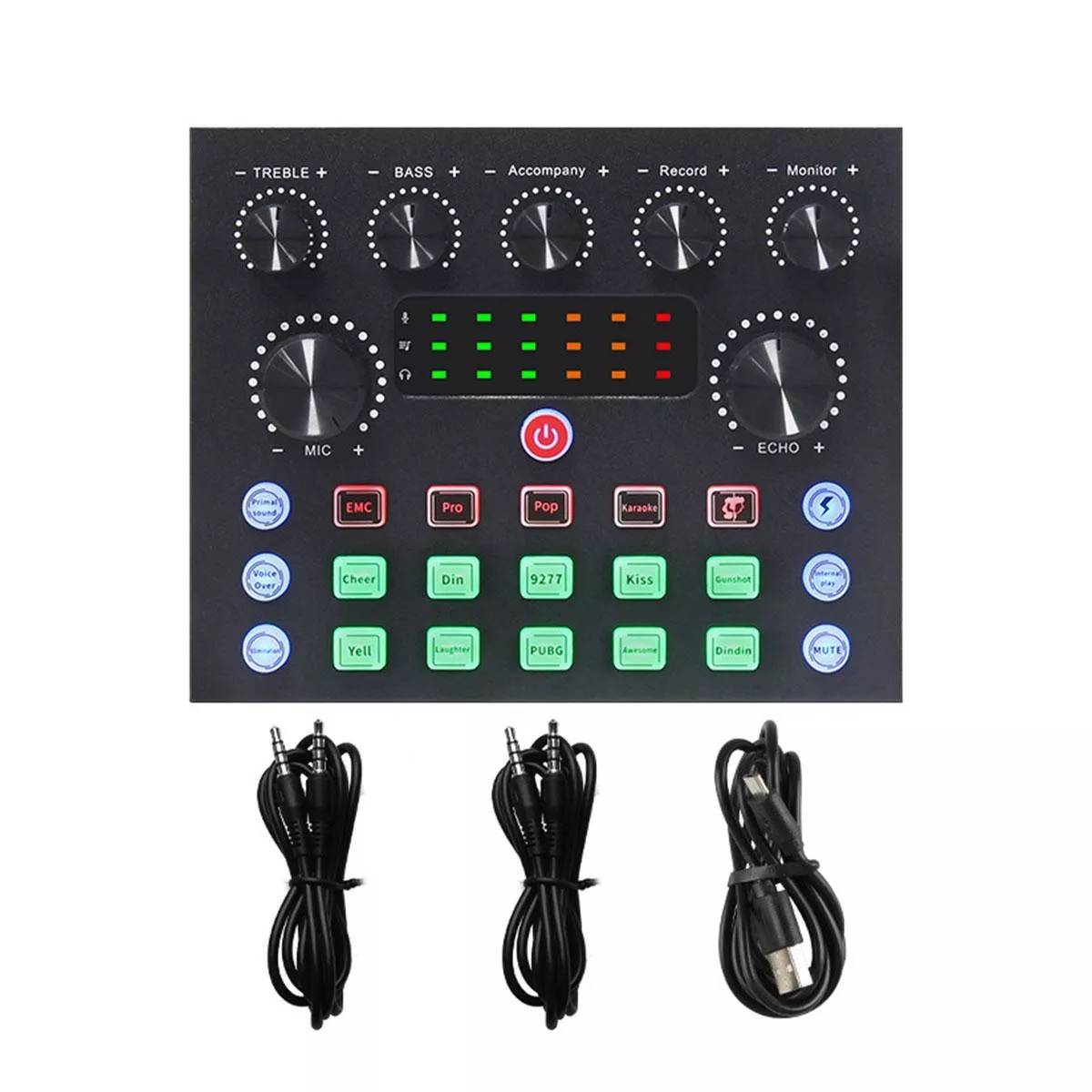 Carte Son de Mixage pour Streaming avec Réduction de Bruit DSP Batterie 8 h YONIS-0