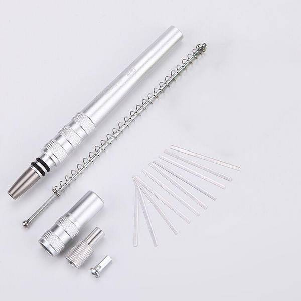 Stylo Rasoir pour Sourcils Barbe et Sculpture Capillaire 20 Lames Argent YONIS