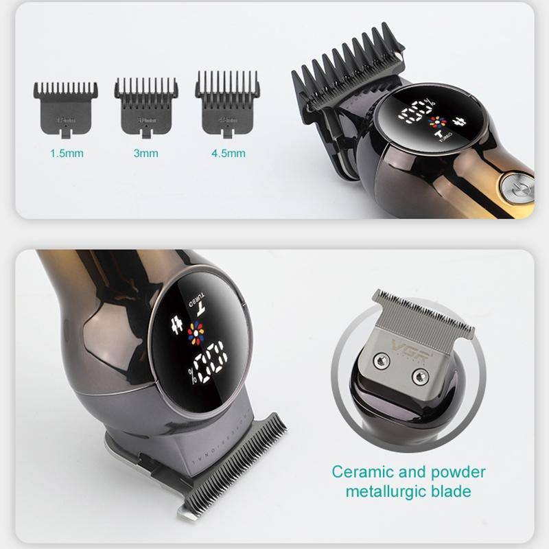 Tondeuse À Cheveux Pour Dégradé Lame en Céramique USB Autonomie 180 min YONIS-1
