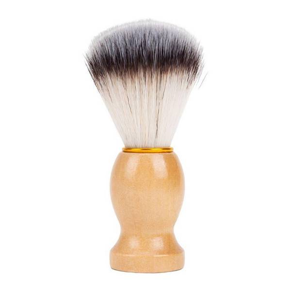 Brosse de Rasage pour Barbe en Nylon et Poils de Blaireau Exfoliante YONIS