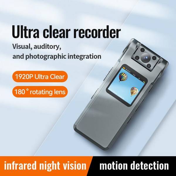 Caméra Portable Et Enregistreur Vocal Full HD 15 h de Vidéo Clip Magnétique YONIS