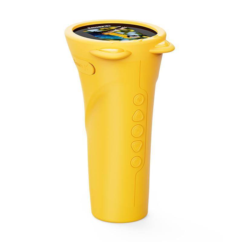 Télescope Monoculaire Numérique pour Enfant à Écran IPS 2 Pouces Zoom Optique 10x Jaune YONIS-0
