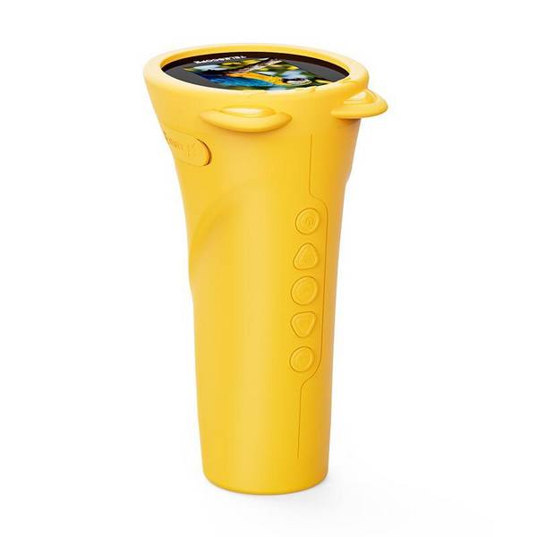 Télescope Monoculaire Numérique pour Enfant à Écran IPS 2 Pouces Zoom Optique 10x Jaune YONIS