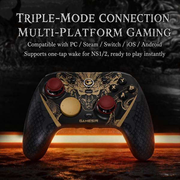 Manette De Jeu À Trois Modes 8K Avec Sticks TMR Et Gâchettes Hall YONIS