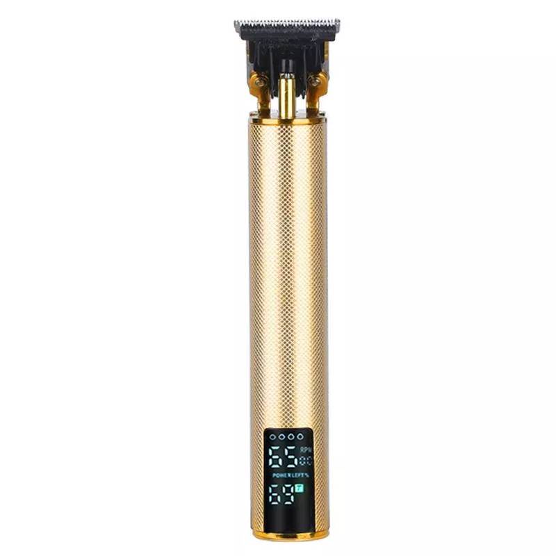 Tondeuse À Cheveux Rechargeable par USB À Tête Céramique Autonomie 90 Min 4 Sabots Or (Affichage Numérique) YONIS-0