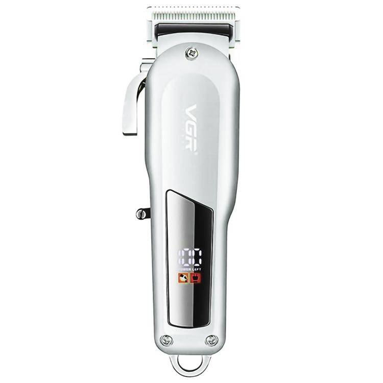 Tondeuse à Cheveux Électrique USB Rechargeable Écran LCD Autonomie 180 Min Argent YONIS-0