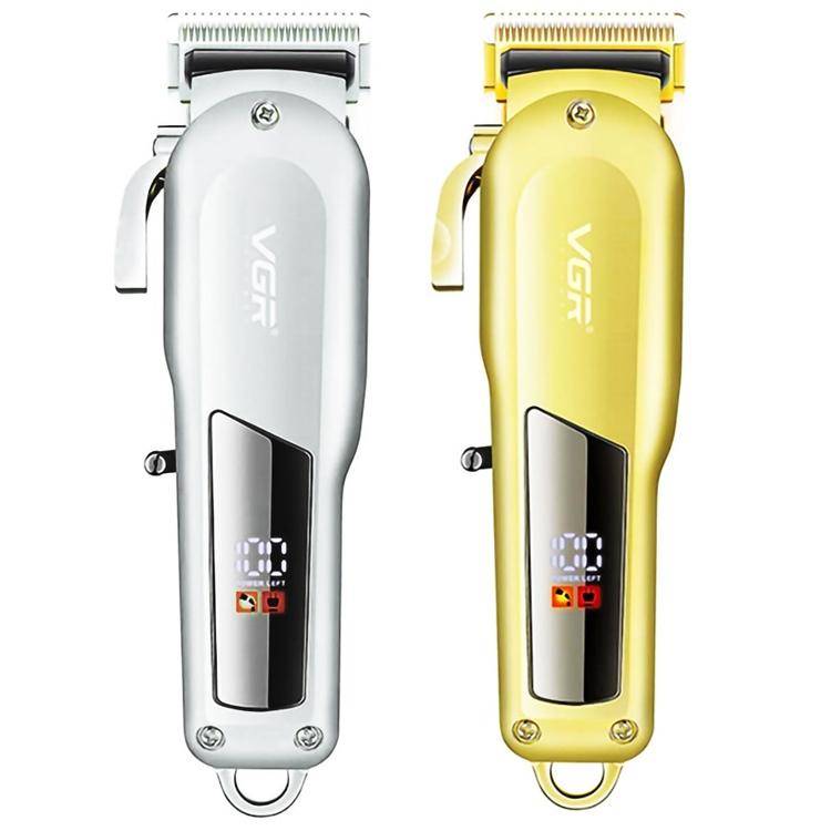 Tondeuse à Cheveux Électrique USB Rechargeable Écran LCD Autonomie 180 Min Argent YONIS-1