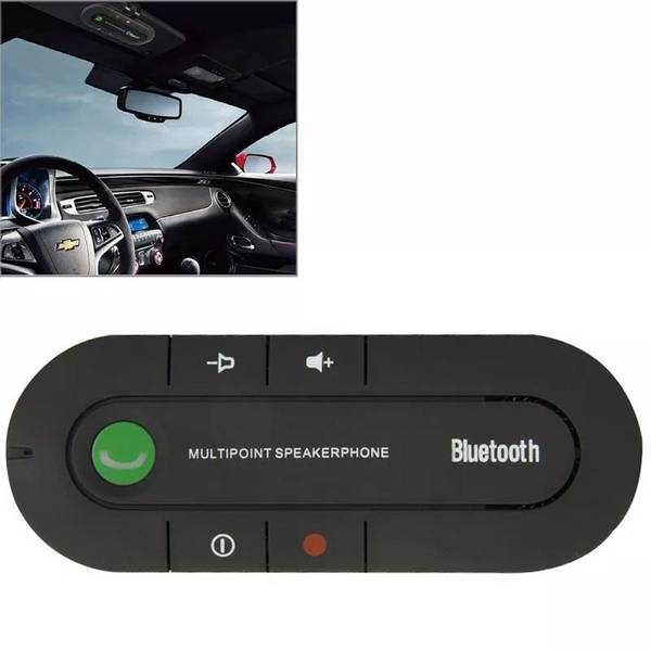 Transmetteur Bluetooth Mains Libres avec Enceinte HD 2 W et Microphone Sensible YONIS