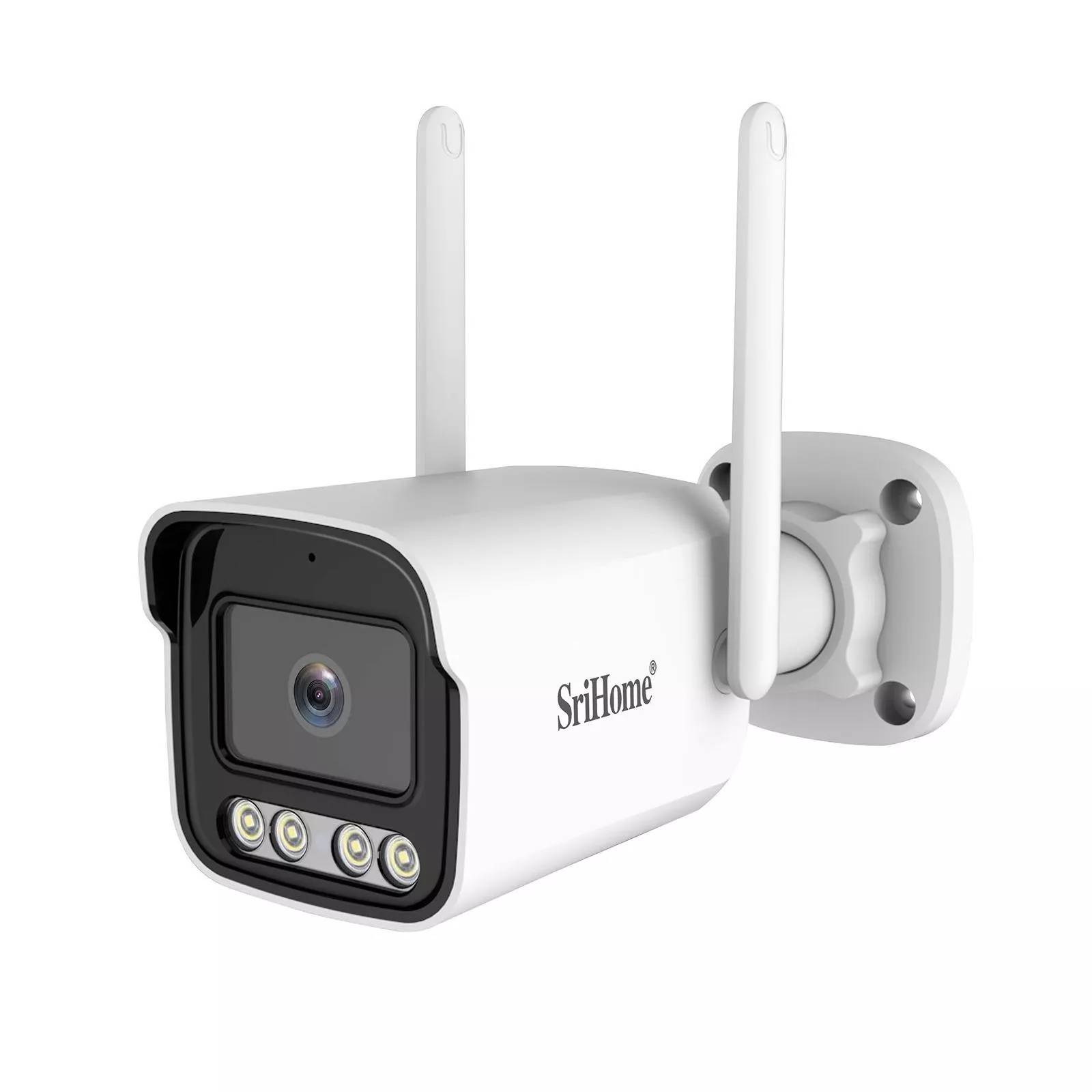 Caméra Extérieure 5 MP Vision Nocturne Couleur Audio Bidirectionnel WiFi Bi Bande YONIS-0