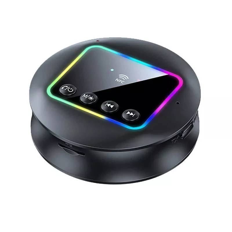Récepteur Émetteur Bluetooth Audio NFC 5.4 AUX RCA Avec Éclairage RGB YONIS-0