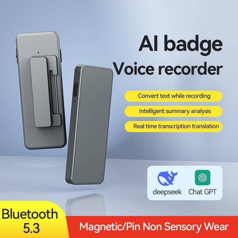 Enregistreur Vocal IA Portable 16 Go Transcription et Traduction 256 Langues YONIS-0