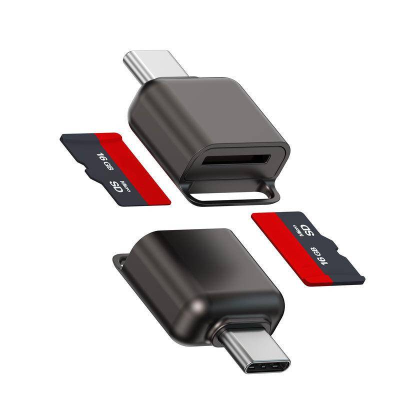 Lecteur de Cartes TF/Micro SD Type-C Compact sans Pilote Résistant YONIS-1