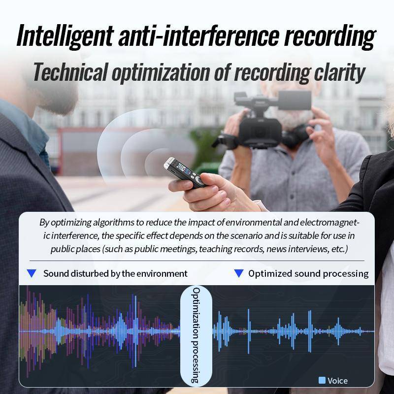 Enregistreur Vocal Intelligent 32 Go Avec Transcription Et Traduction 189 Langues YONIS-1