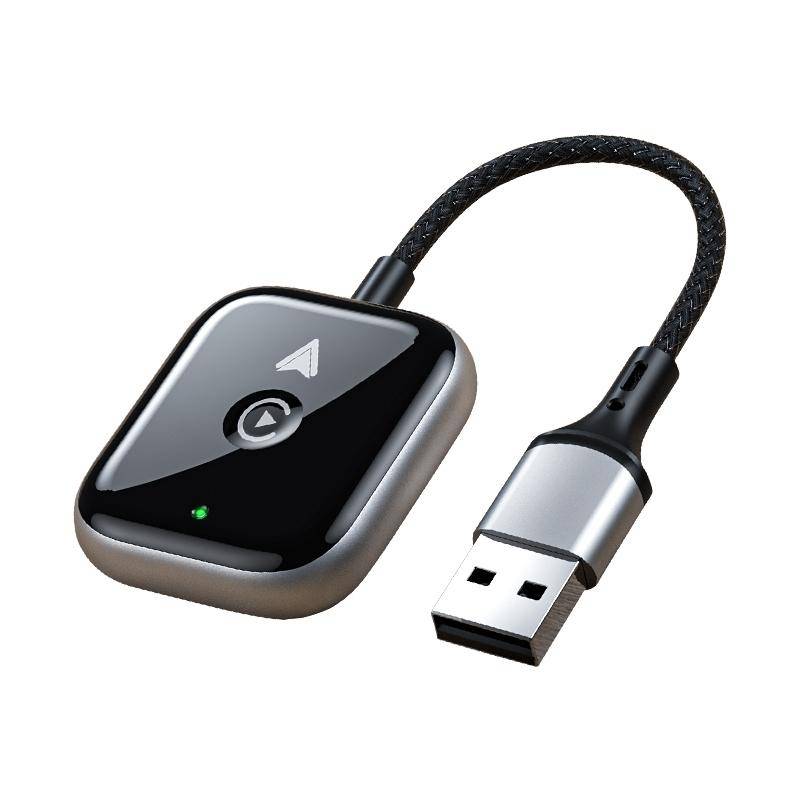 Adaptateur 2 en 1 CarPlay Android Auto Filaire Vers Sans Fil USB 5 GHz Noir YONIS-0
