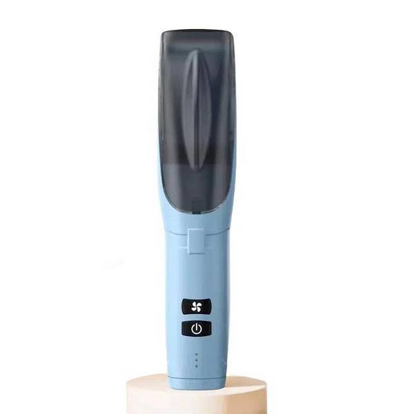 Tondeuse à Cheveux Rechargeable Silencieuse avec Aspiration 45 min Bleu YONIS