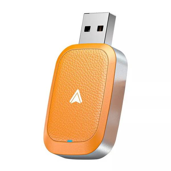 Adaptateur Android Auto Filaire vers Sans Fil WiFi Bluetooth Android 11 et Plus Orange YONIS