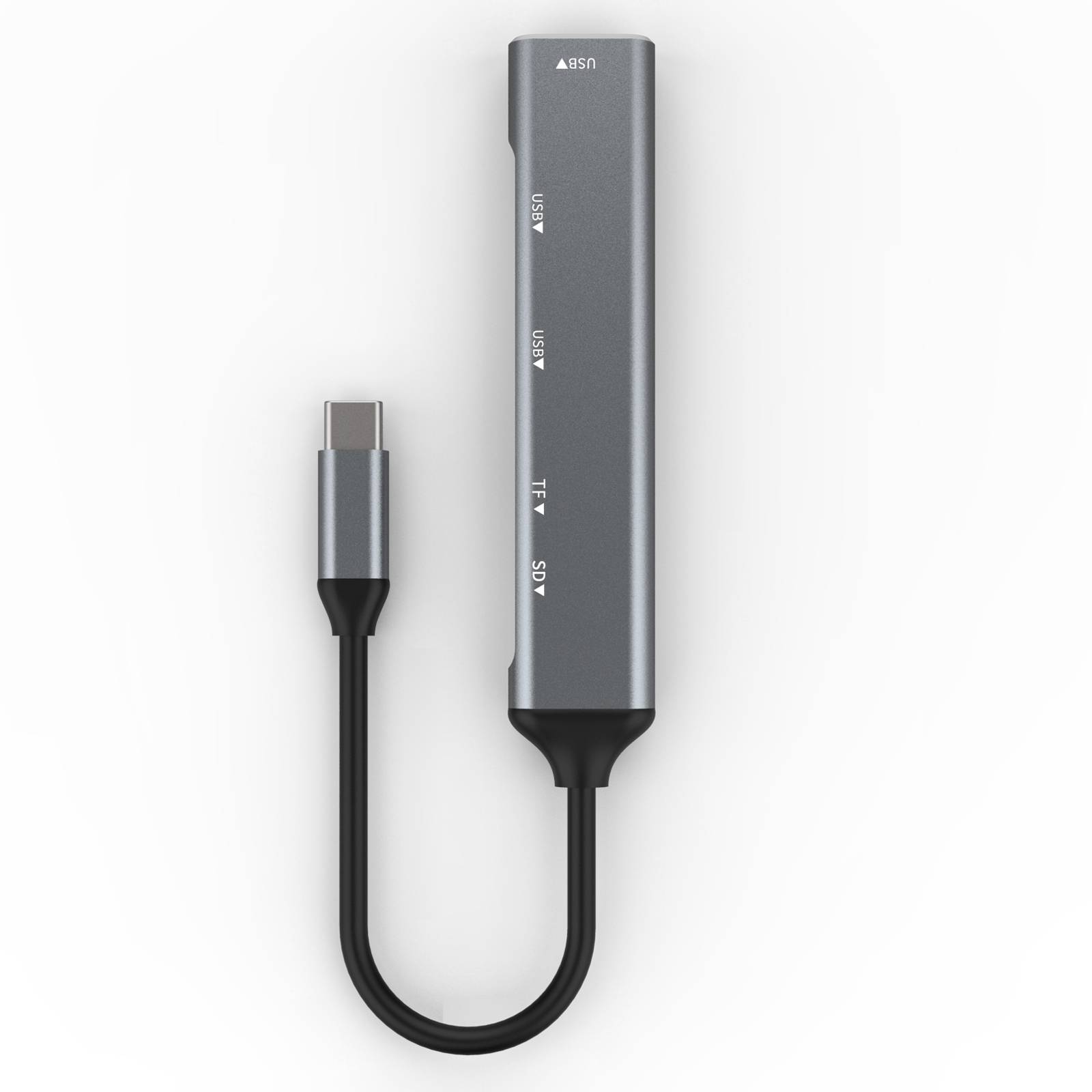 Adaptateur USB-C 5 en 1 avec 3 Ports USB 3.0 et Lecteur de Cartes SD et TF YONIS-2