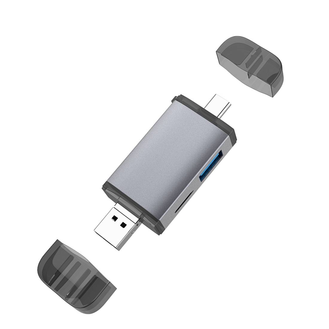 Lecteur De Cartes OTG 3 En 1 USB C Micro USB USB 2.0 SD TF YONIS-0