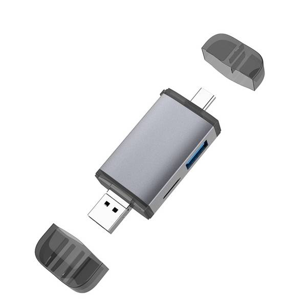 Lecteur De Cartes OTG 3 En 1 USB C Micro USB USB 2.0 SD TF YONIS