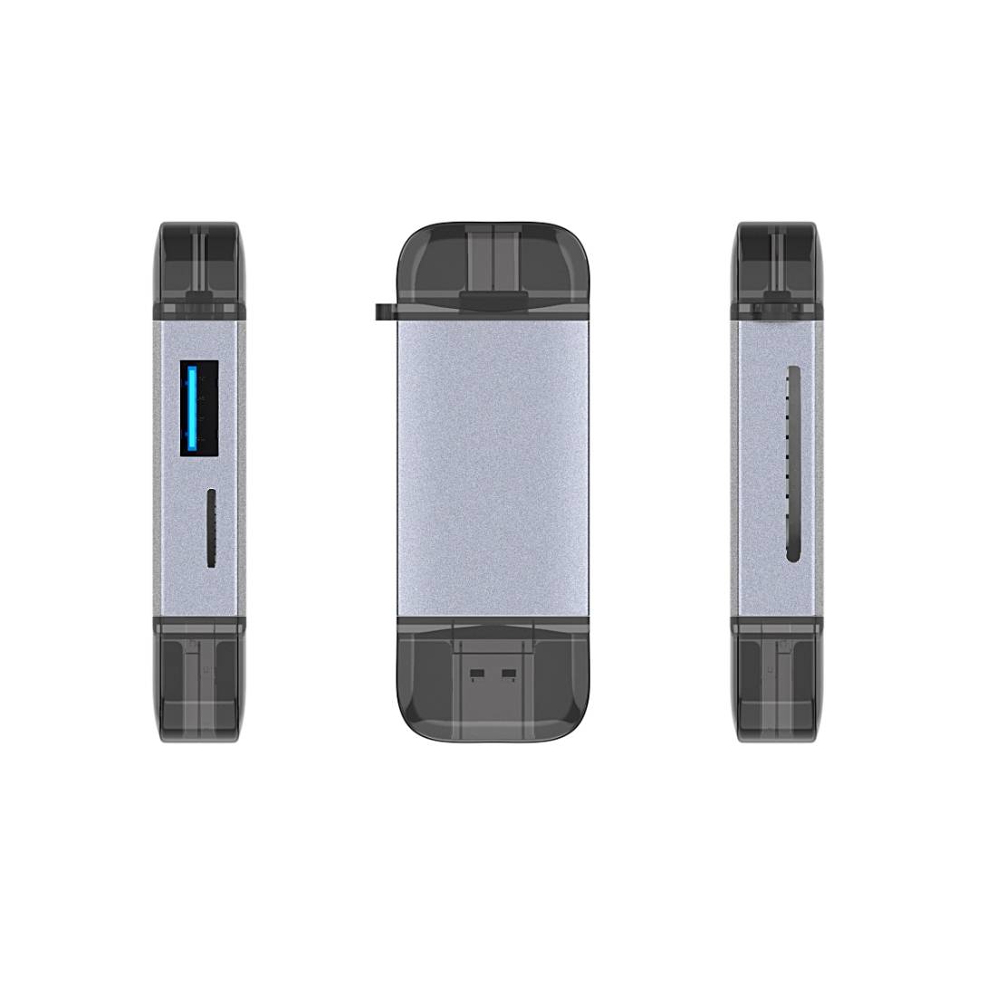 Lecteur De Cartes OTG 3 En 1 USB C Micro USB USB 2.0 SD TF YONIS-1