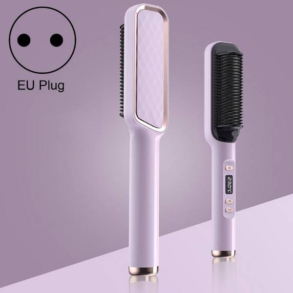 Peigne Chauffant Électrique pour Lisser et Boucler 60 W Température 80 à 230 °C Violet YONIS