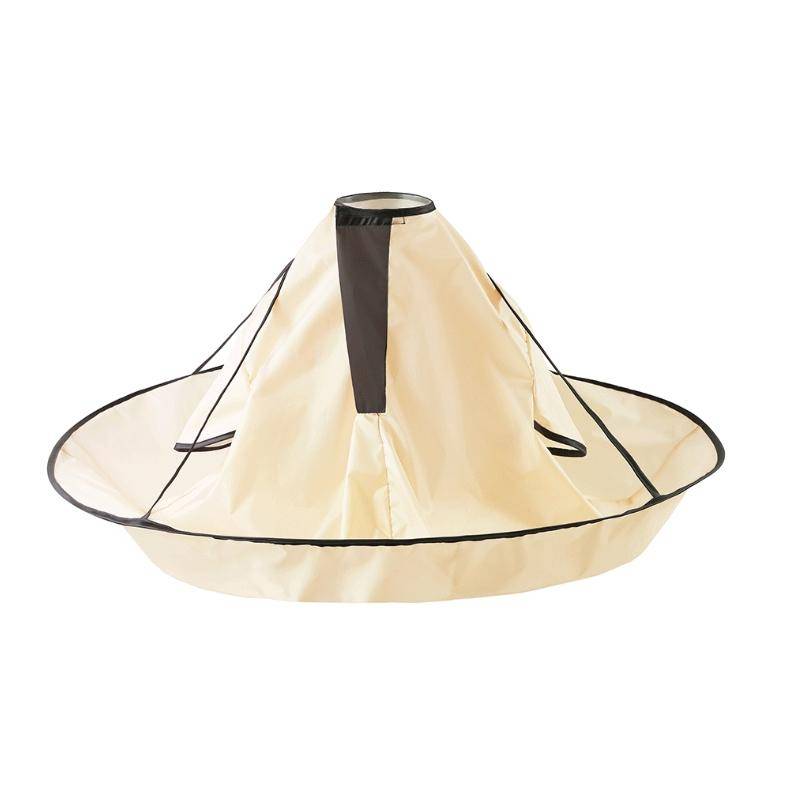 Cape De Coiffure Adulte Pliable Avec Manches Et Récupérateur De Cheveux YONIS-1