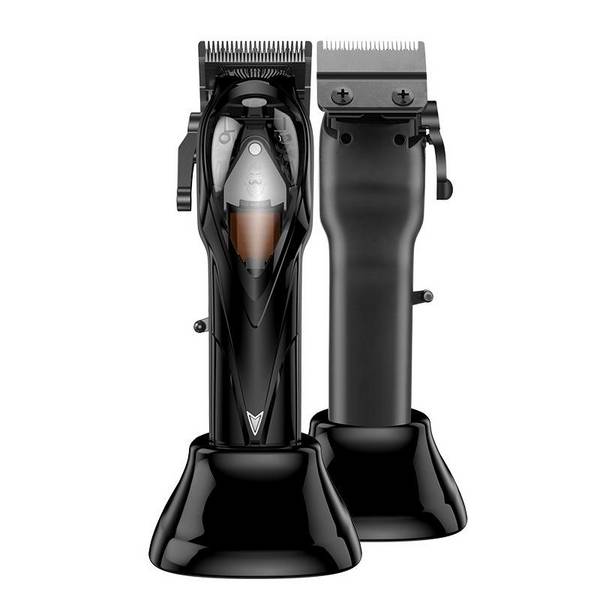 Tondeuse À Cheveux Électrique Rechargeable À Suspension Magnétique 10000 tr/min Noir YONIS