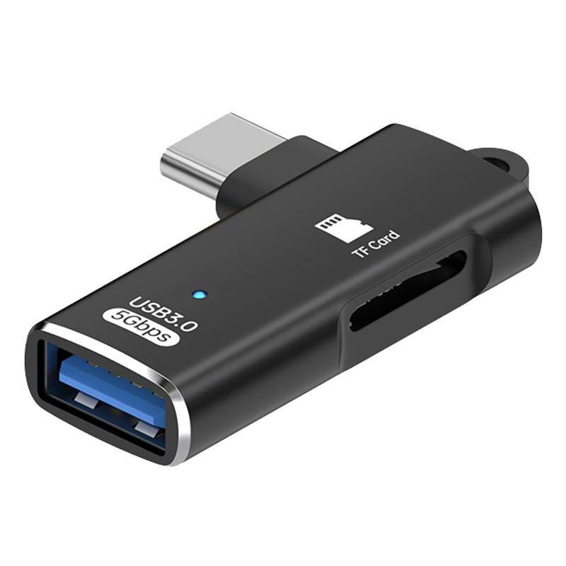 Adaptateur OTG Type-C Lecteur de Carte TF USB 3.0 5 Gbit/s Noir YONIS-0