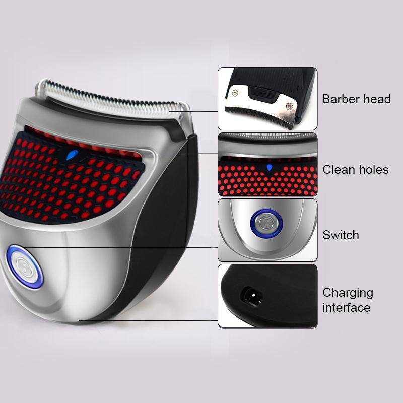 Tondeuse Électrique Pour Cheveux Lavable Avec Tête De Coupe Supplémentaire - Yonis-1