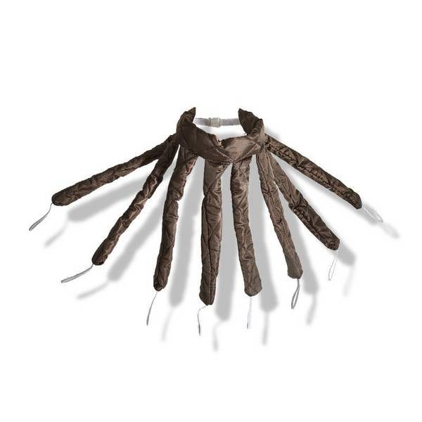 Bandeau De Coiffure Boucleur Sans Chaleur Avec 8 Bigoudis Éponge Marron YONIS