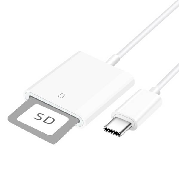 Lecteur de Carte SD USB-C pour Téléphone Tablette et Ordinateur Branchement Direct YONIS