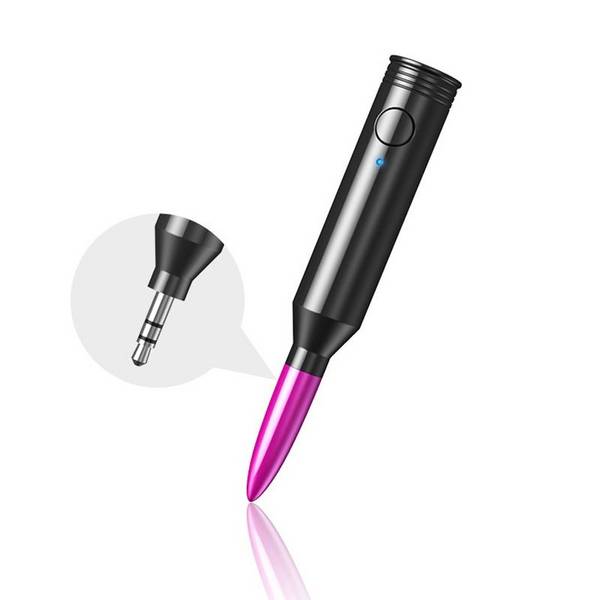 Récepteur Audio Bluetooth 5.3 Pour Voiture AUX Mains Libres Violet YONIS