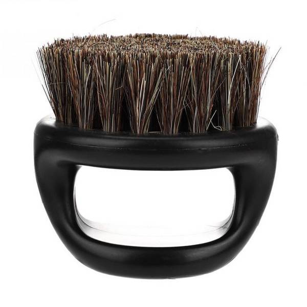 Brosse de Rasage Portable à Poils Nylon à Séchage Rapide avec Anneau Noir YONIS