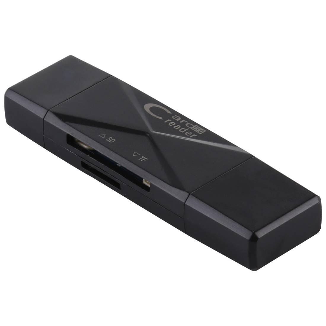 Lecteur de Cartes SD et Micro SD USB 3.0 USB C Lecture et Écriture Simultanées Noir YONIS-1