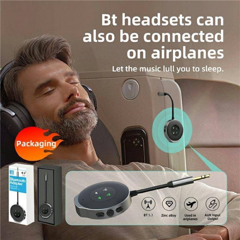 Adaptateur Bluetooth 5.3 2-en-1 Émetteur Récepteur pour Autoradio YONIS-1