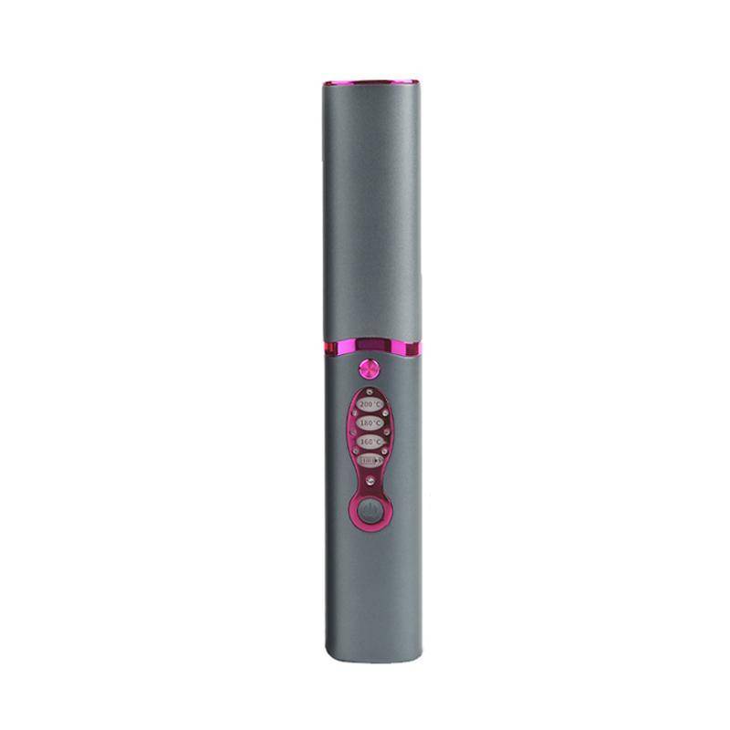 Lisseur Boucleur Sans Fil 2 En 1 À Ions Négatifs 5000 mAh Gris YONIS-0