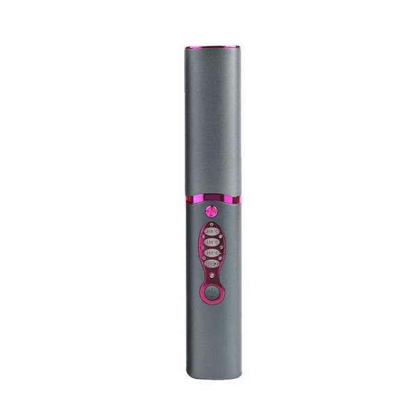 Lisseur Boucleur Sans Fil 2 En 1 À Ions Négatifs 5000 mAh Gris YONIS
