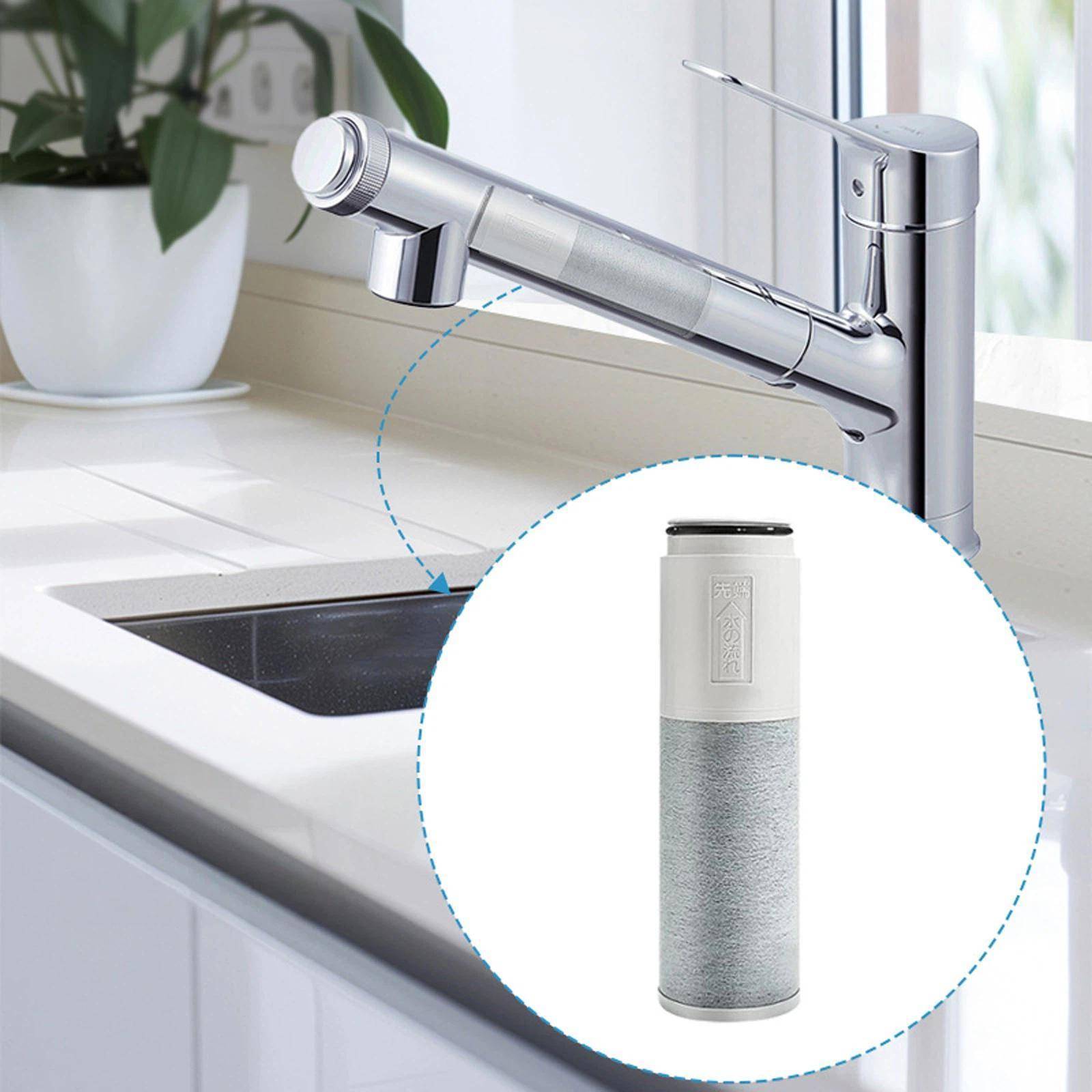 Filtre à Eau Pour Robinet Charbon Actif Filtration Multicouche Goût Amélioré YONIS-0