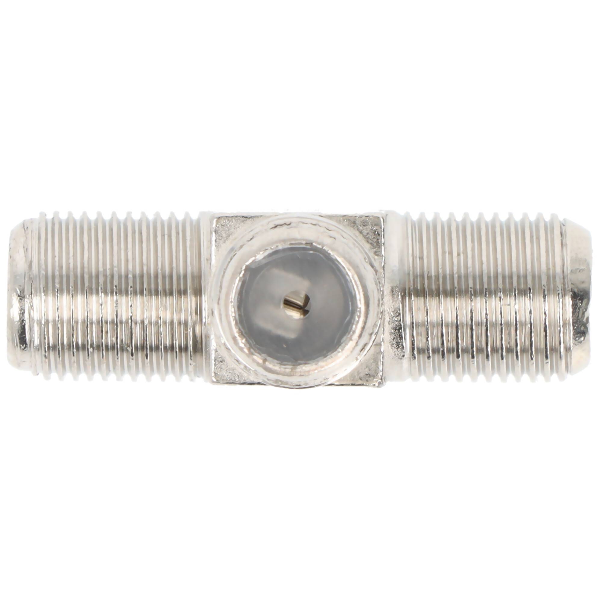 Adaptateur Goobay F, pièce en T : douille F > douille double F - douille d'adaptation en zinc-4
