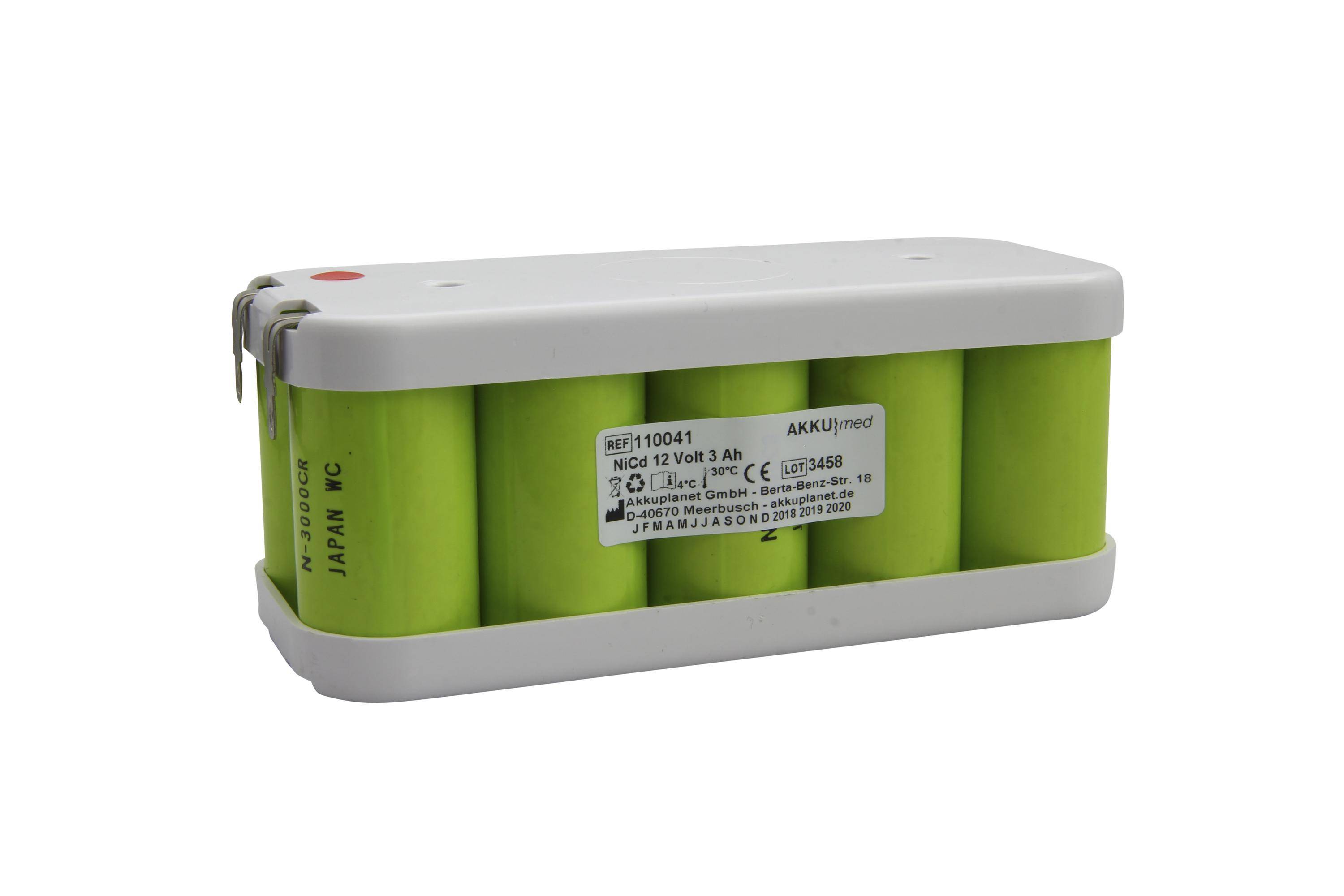 Batterie NC adaptée au défibrillateur Honeywell ED420 / ED500 conforme à la norme CE-0