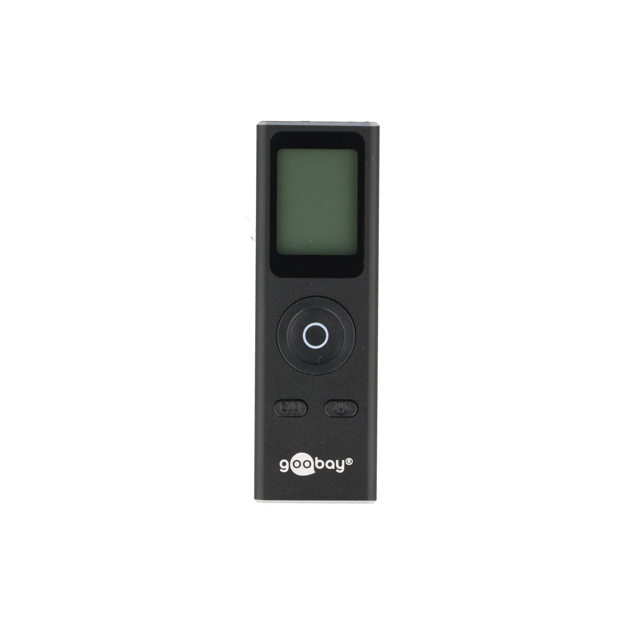 Télémètre laser Goobay Tools 30 m – Appareil de mesure compact pour la mesure de longueur, de surface et de volume-1