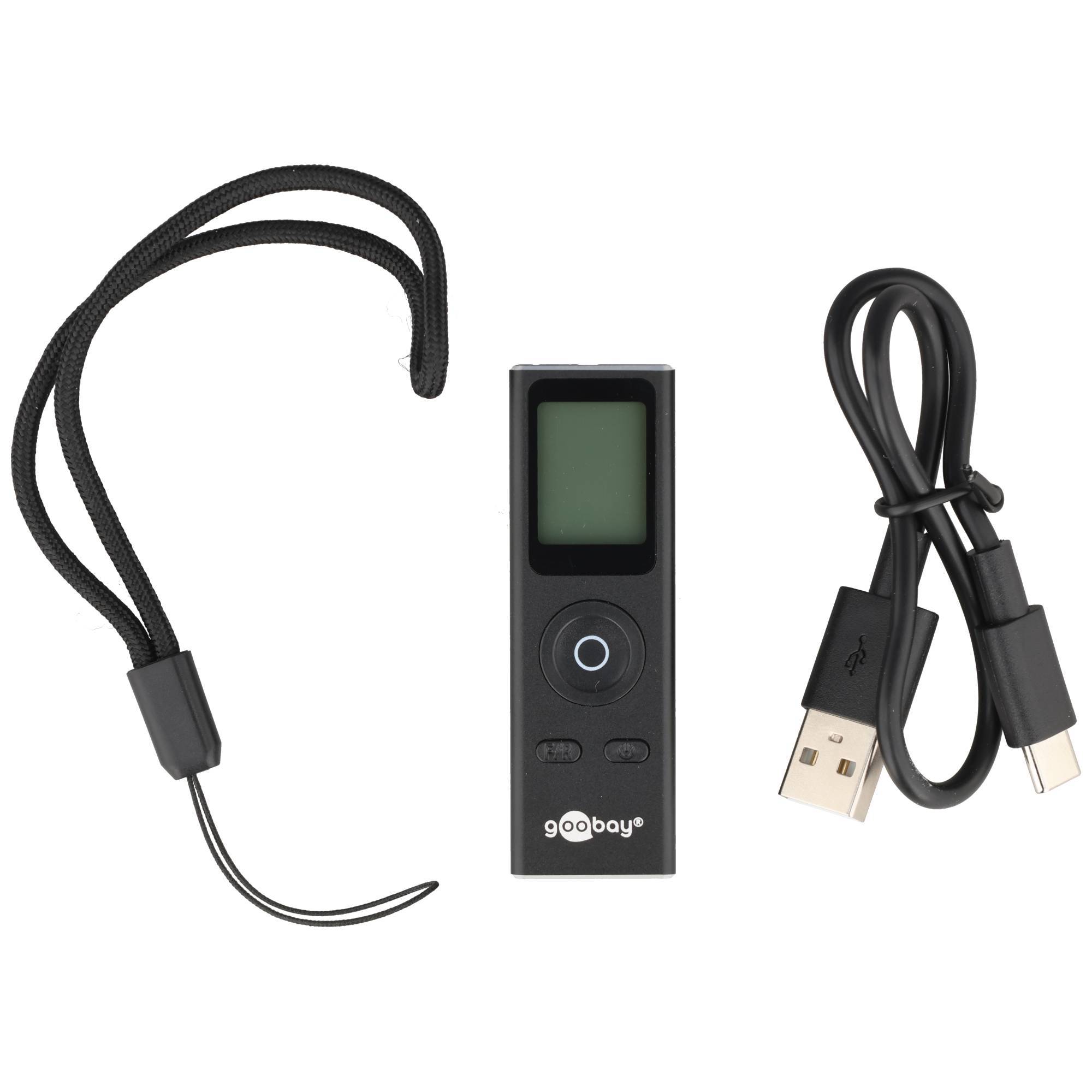 Télémètre laser Goobay Tools 30 m – Appareil de mesure compact pour la mesure de longueur, de surface et de volume-2