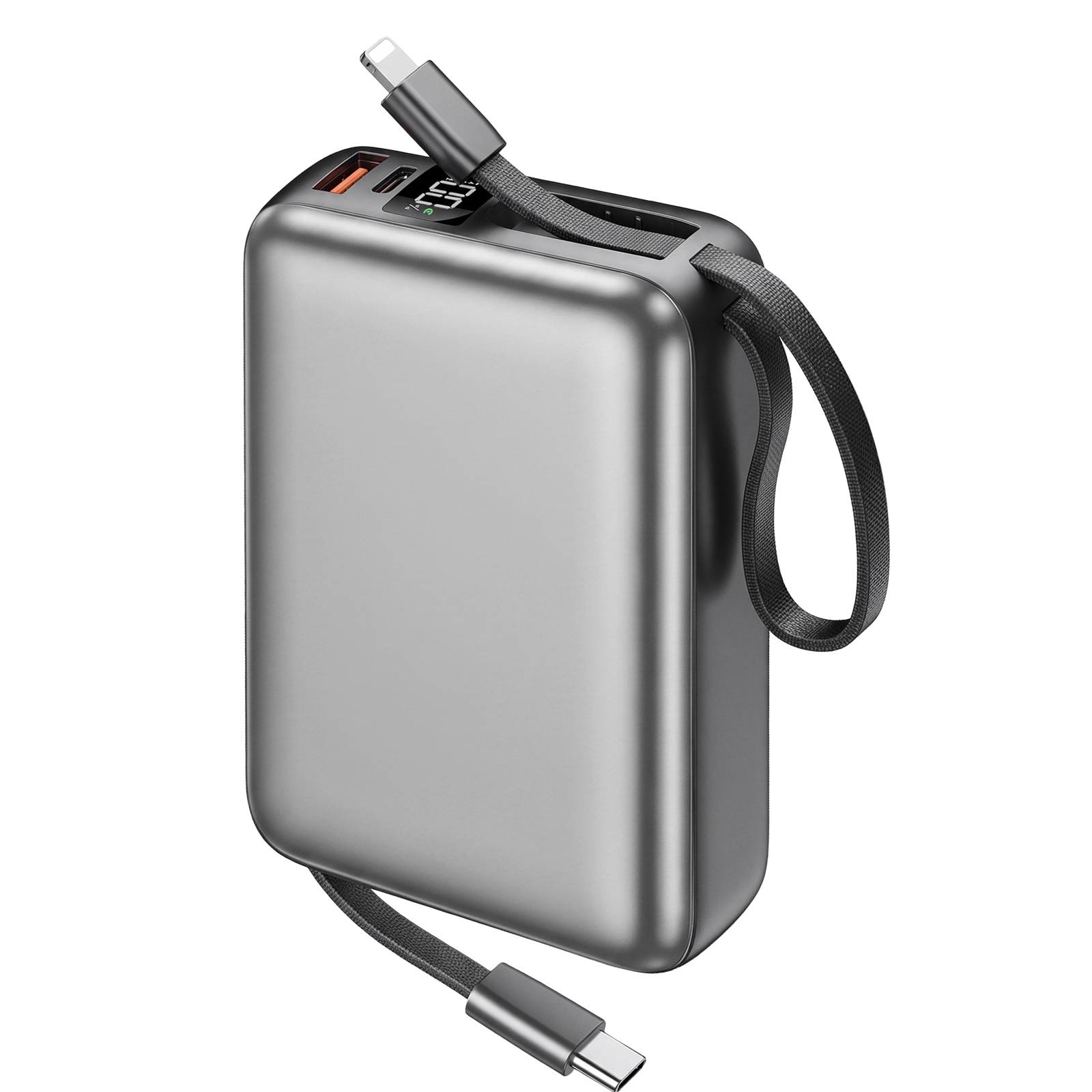 PowerBank 20000mAh 22.5W USB-C / USB-A avec Câble USB-C / Lightning Dragonne-1