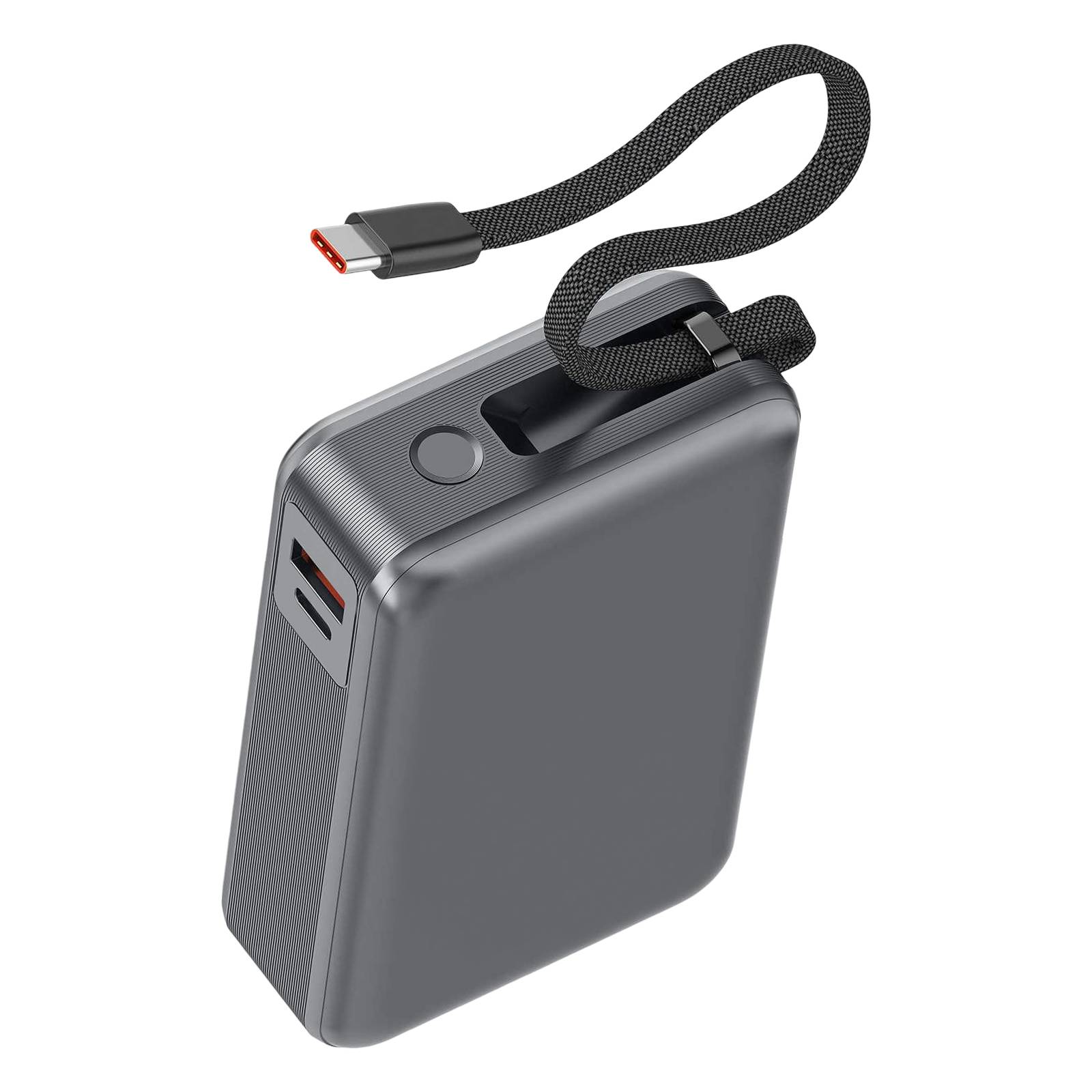 PowerBank 20000mAh 65W Double Port USB avec Câble Dragonne USB-C Intégré-1