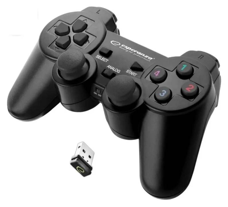 Esperanza Gladiator Manette de jeu PC, PlayStation 3 noir-3