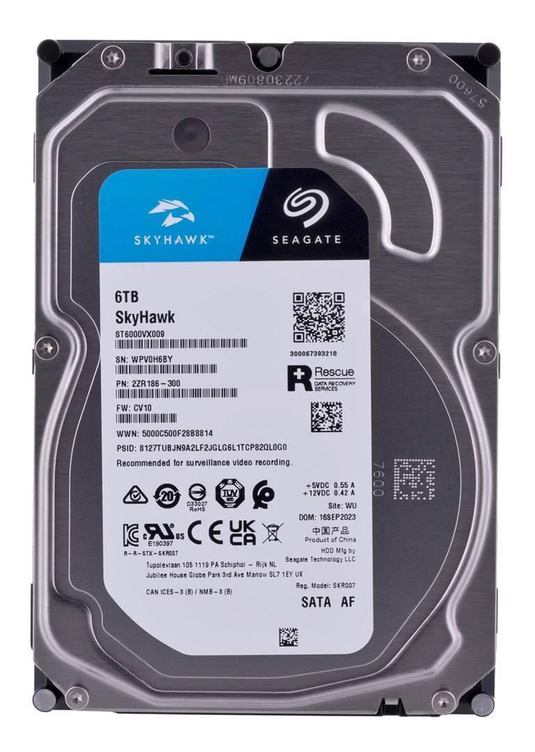 HDD SkyHawk 6TB 256MB 3.5" SATA CMR-3
