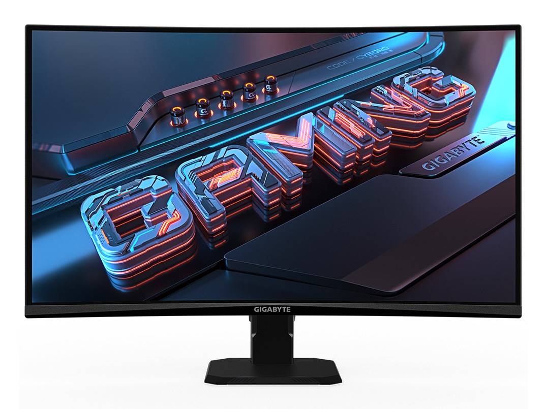 GIGABYTE GS27QCA 27" Moniteur Gaming Incurvé QHD - 2560 x 1440, 180Hz, 1ms, 250 cd/m², FreeSync, HDR Ready, HDMI 2.0, Di-2