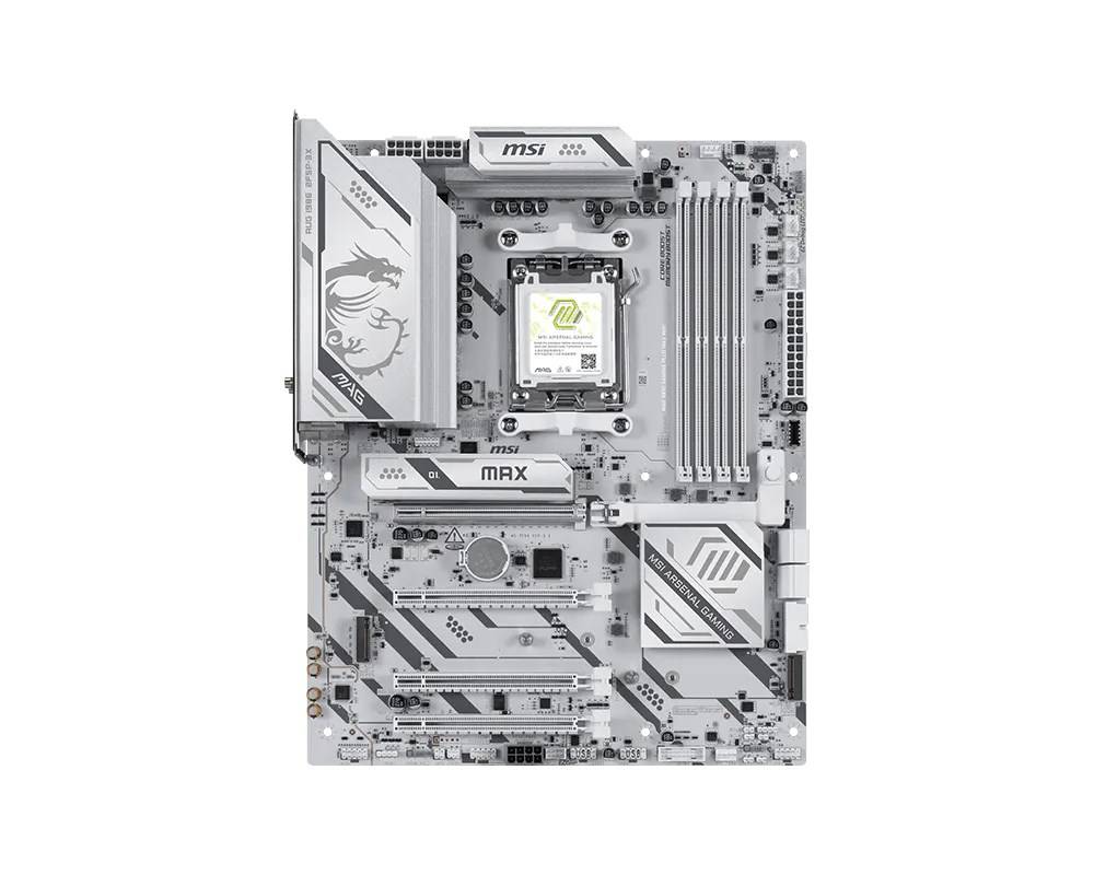 MSI MAG B850 GAMING PLUS MAX WIFI, AMD, Emplacement AM5, AMD Ryzen 7000 Series, AMD Ryzen 8000 Series, AMD Ryzen 9000 Se-0