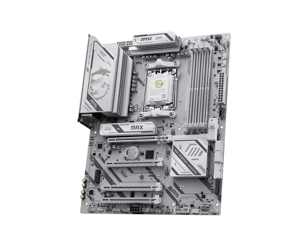 MSI MAG B850 GAMING PLUS MAX WIFI, AMD, Emplacement AM5, AMD Ryzen 7000 Series, AMD Ryzen 8000 Series, AMD Ryzen 9000 Se-1